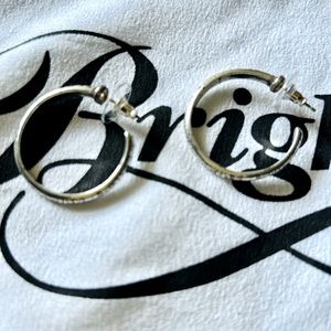 Brighton Hoop Earrings w/Etching! ⭐️